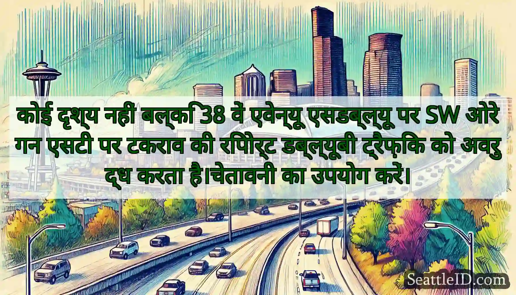कोई दृश्य नहीं बल्कि 38 वें एवेन्यू एसडब्ल्यू पर