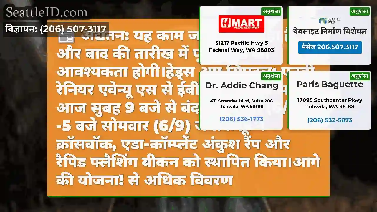 अद्यतन: यह काम जल्दी लपेट रहा है और बाद की तारीख