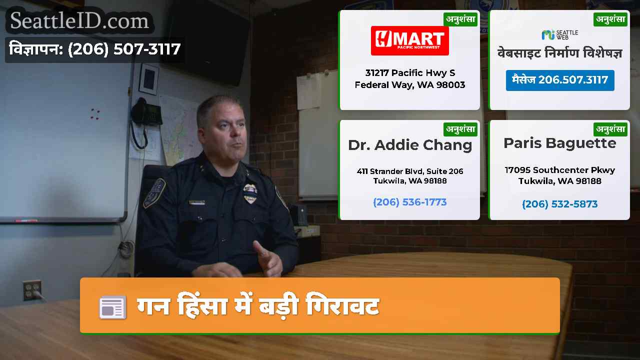 गन हिंसा में बड़ी गिरावट