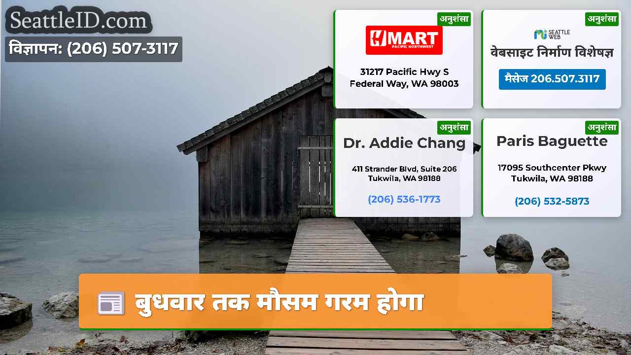 बुधवार तक मौसम गरम होगा