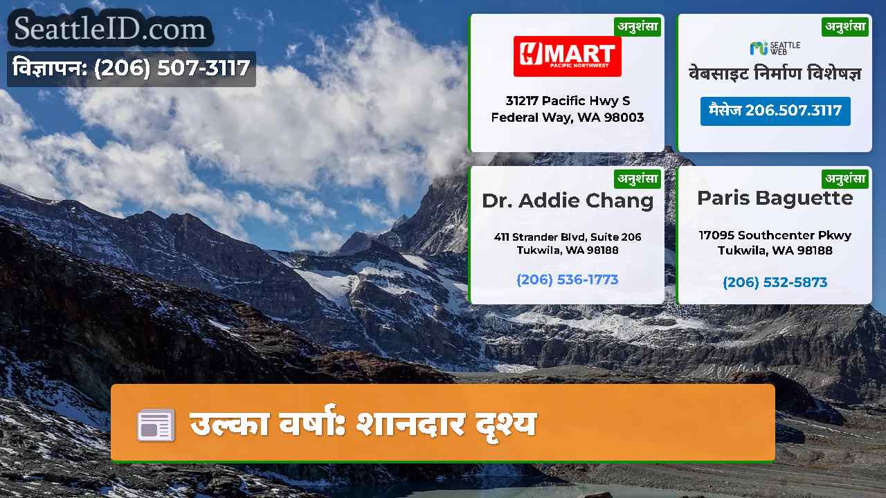 उल्का वर्षा: शानदार दृश्य