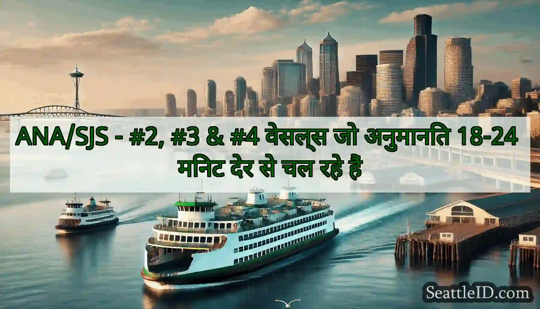 ANA/SJS - #2, #3 & #4 वेसल्स जो अनुमानित 18-24