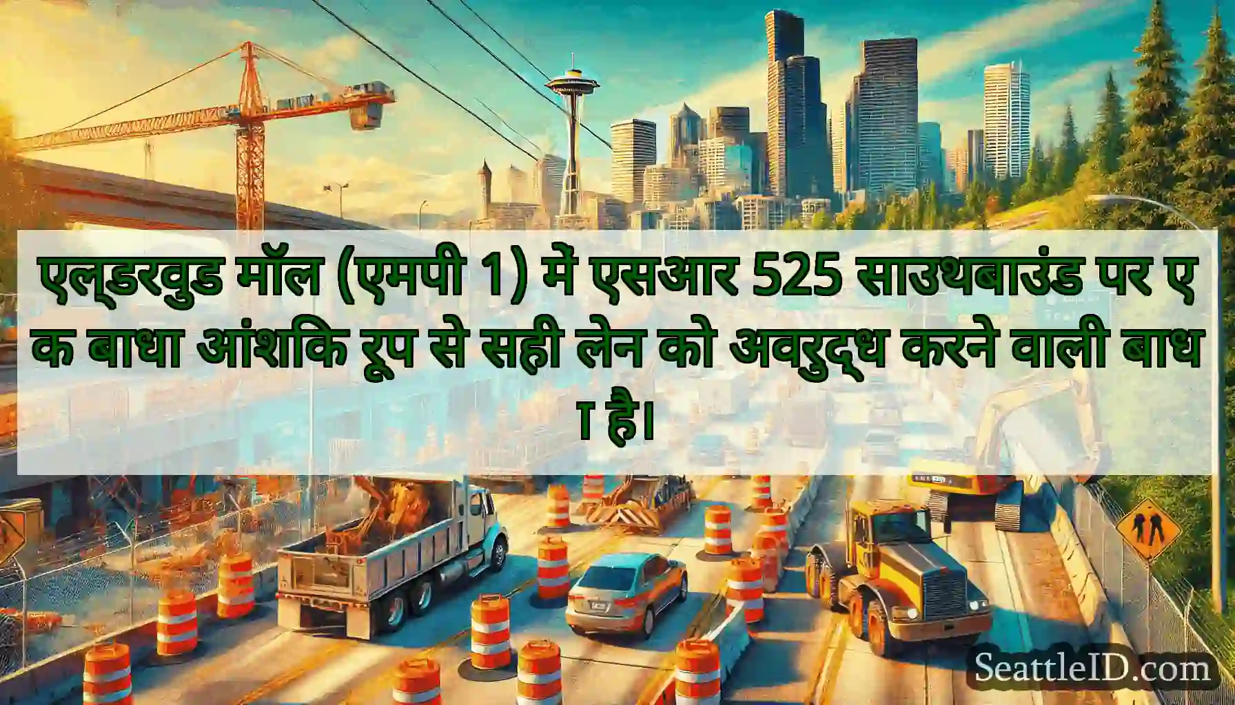 एल्डरवुड मॉल (एमपी 1) में एसआर 525 साउथबाउंड पर
