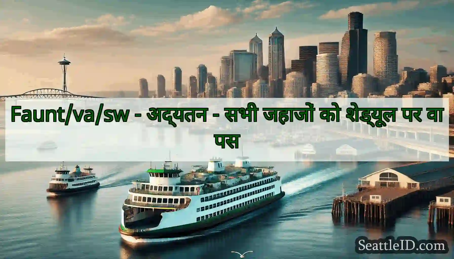 Faunt/va/sw - अद्यतन - सभी जहाजों को शेड्यूल पर