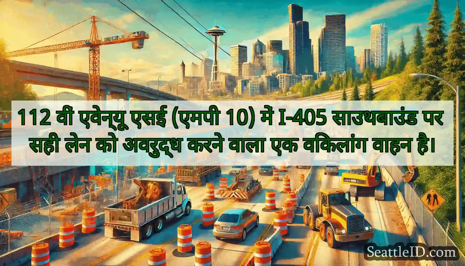 112 वीं एवेन्यू एसई (एमपी 10) में I-405 साउथबाउंड