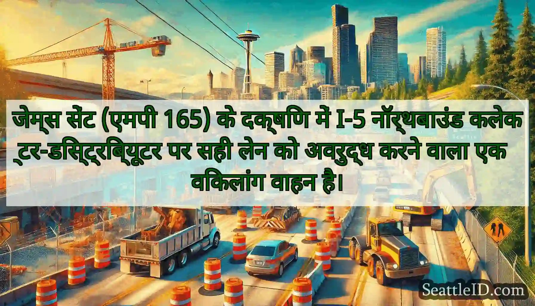 जेम्स सेंट (एमपी 165) के दक्षिण में I-5