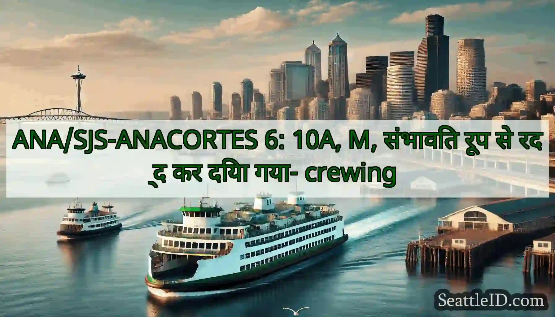 ANA/SJS-ANACORTES 6: 10A, M, संभावित रूप से रद्द