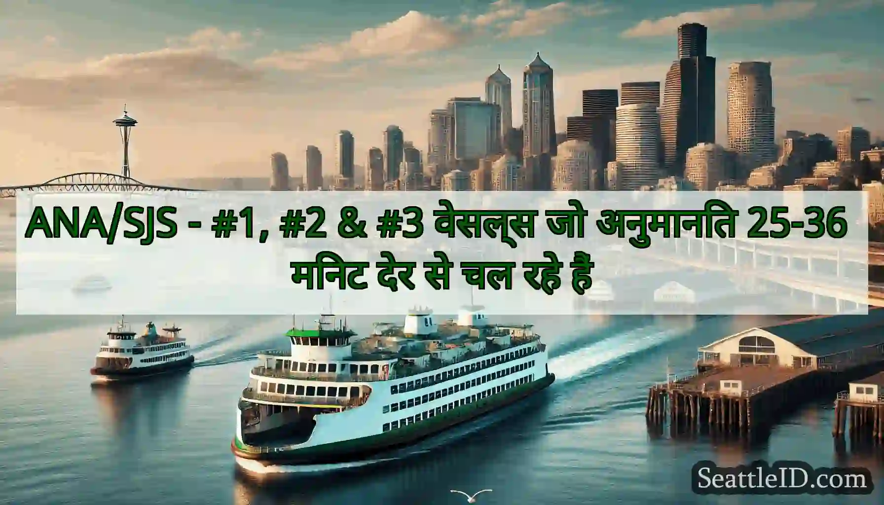 ANA/SJS - #1, #2 & #3 वेसल्स जो अनुमानित 25-36