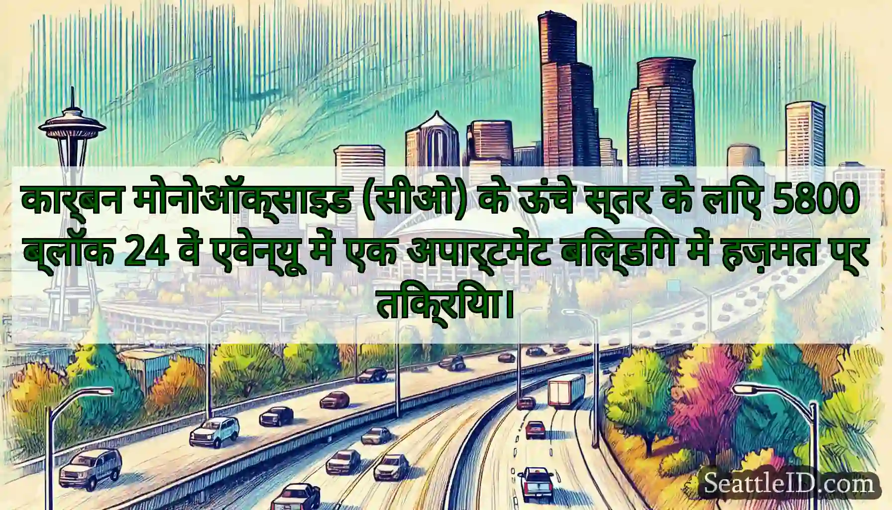कार्बन मोनोऑक्साइड (सीओ) के ऊंचे स्तर के लिए 5800