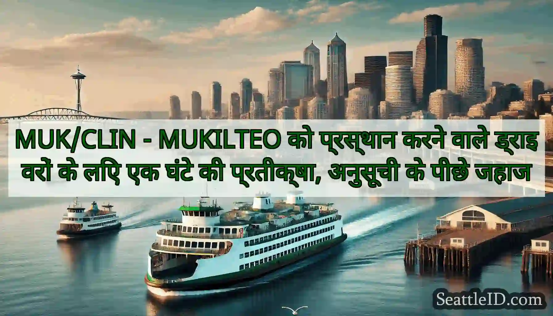 MUK/CLIN - MUKILTEO को प्रस्थान करने वाले