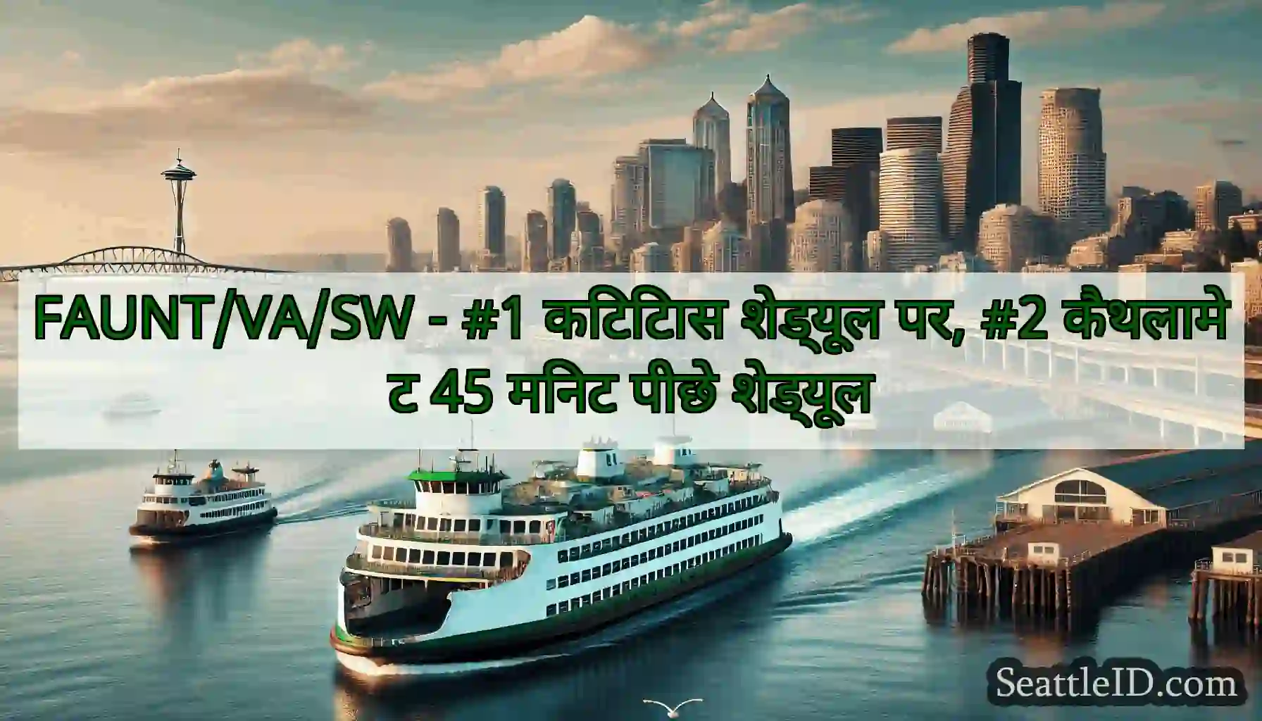 FAUNT/VA/SW - #1 किटिटास शेड्यूल पर, #2 कैथलामेट