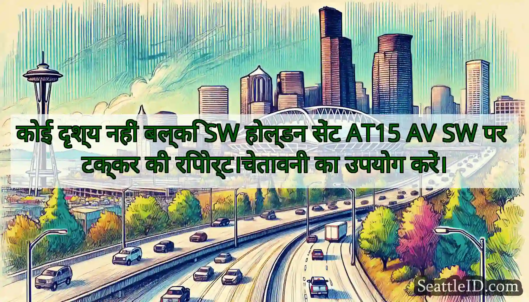 कोई दृश्य नहीं बल्कि SW होल्डन सेंट AT15 AV SW पर
