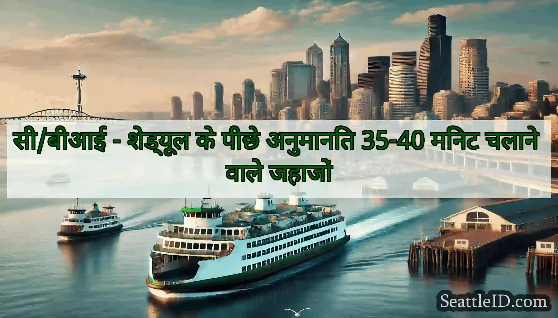 सी/बीआई - शेड्यूल के पीछे अनुमानित 35-40 मिनट