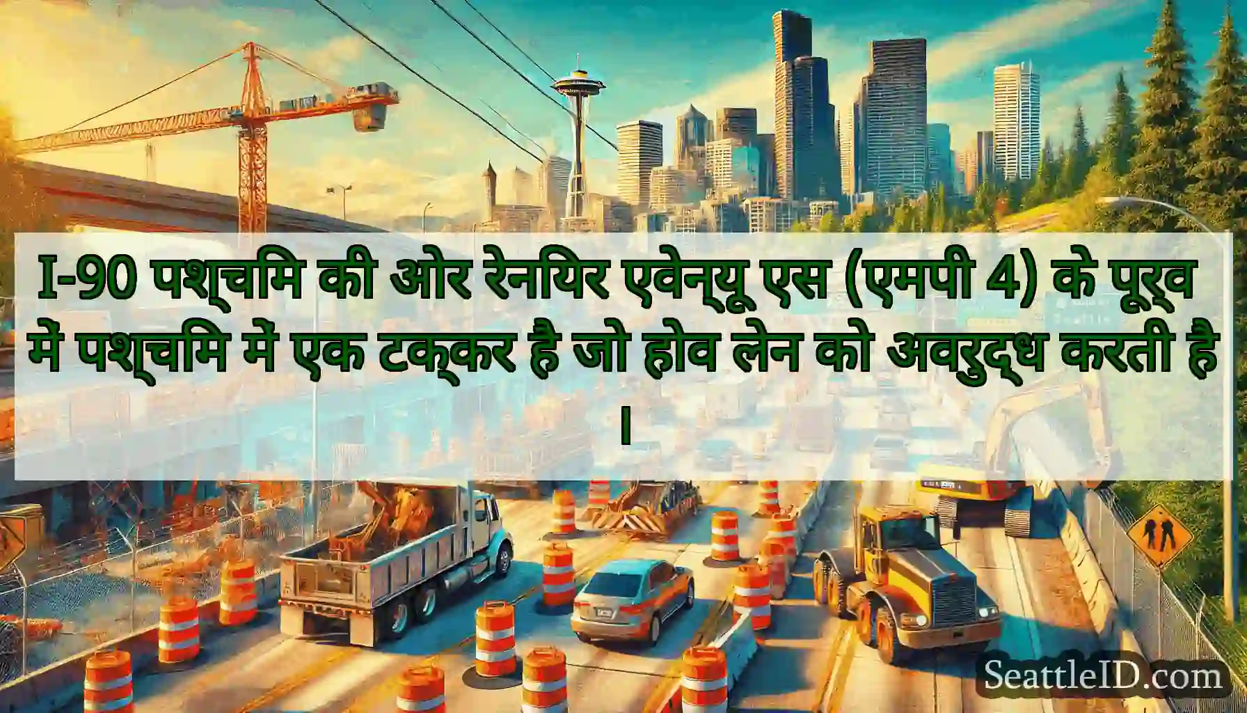I-90 पश्चिम की ओर रेनियर एवेन्यू एस (एमपी 4) के