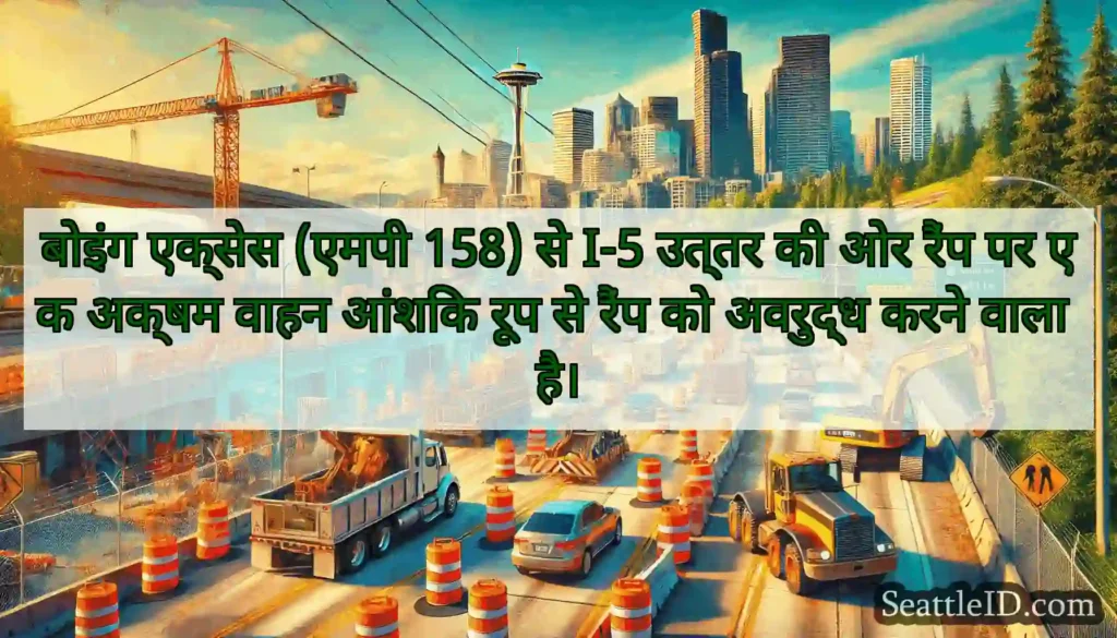बोइंग एक्सेस (एमपी 158) से I-5 उत्तर की ओर रैंप
