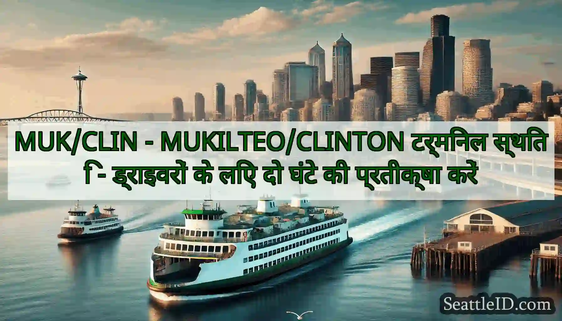 MUK/CLIN - MUKILTEO/CLINTON टर्मिनल स्थिति -
