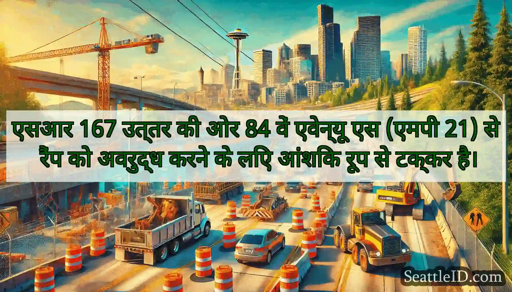 एसआर 167 उत्तर की ओर 84 वें एवेन्यू एस (एमपी 21)