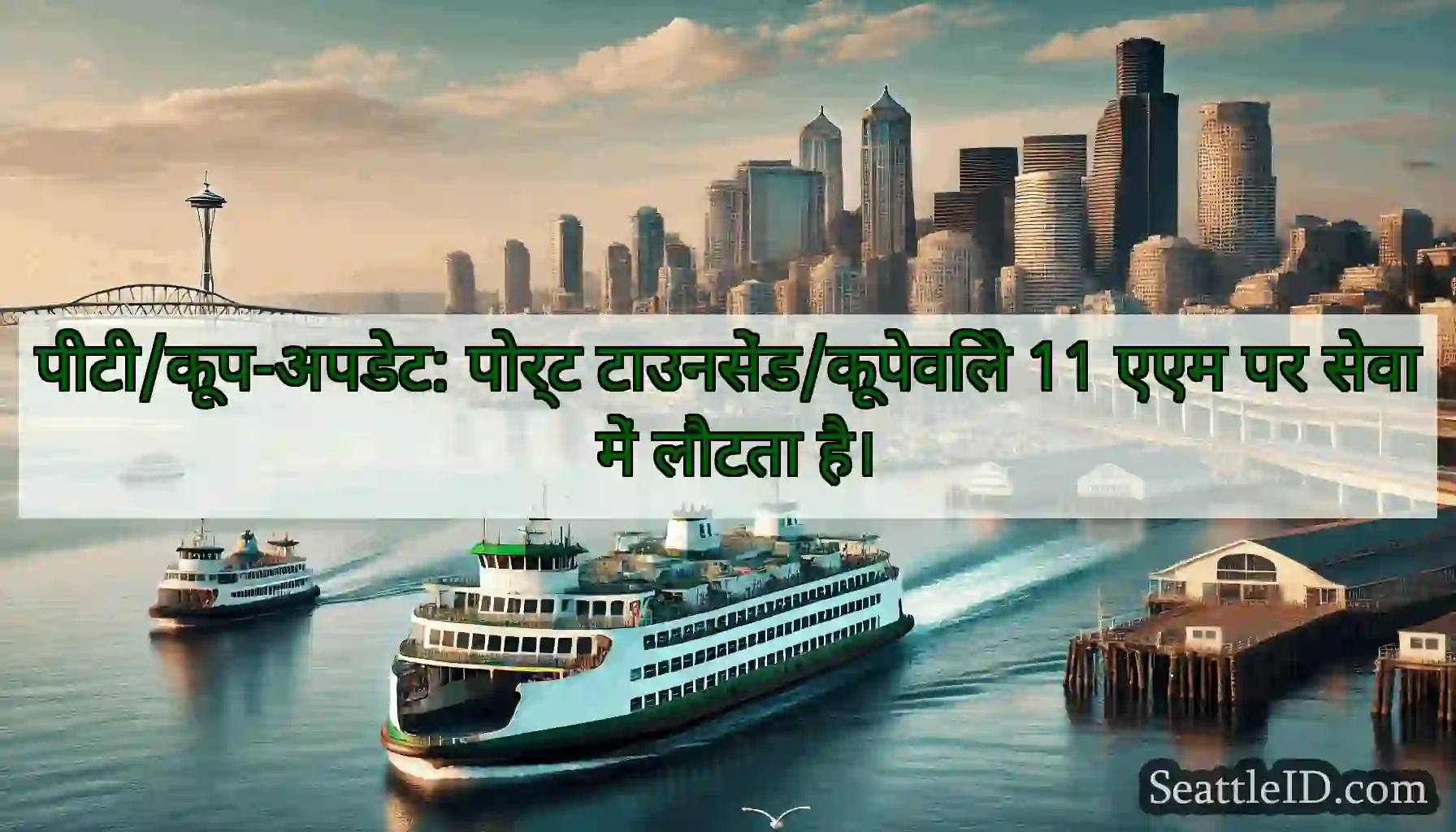 पीटी/कूप-अपडेट: पोर्ट टाउनसेंड/कूपेविले 11 एएम पर