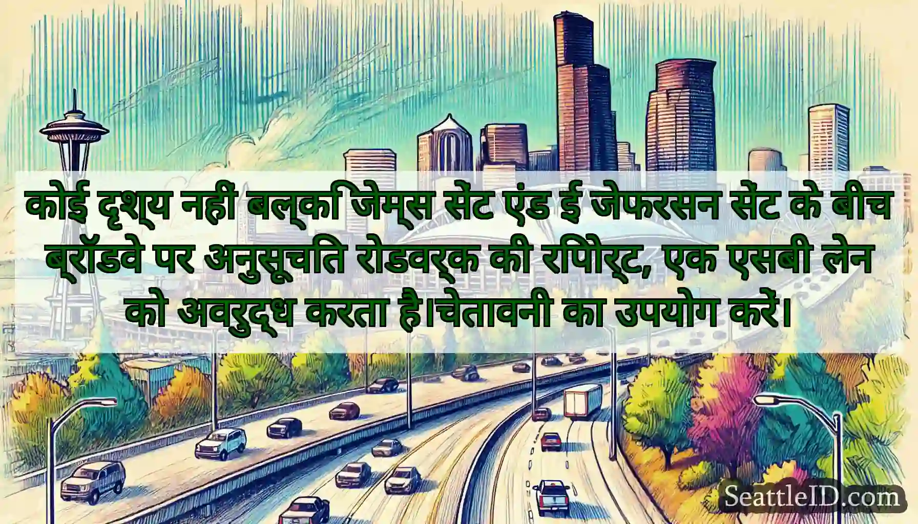 कोई दृश्य नहीं बल्कि जेम्स सेंट एंड ई जेफरसन सेंट
