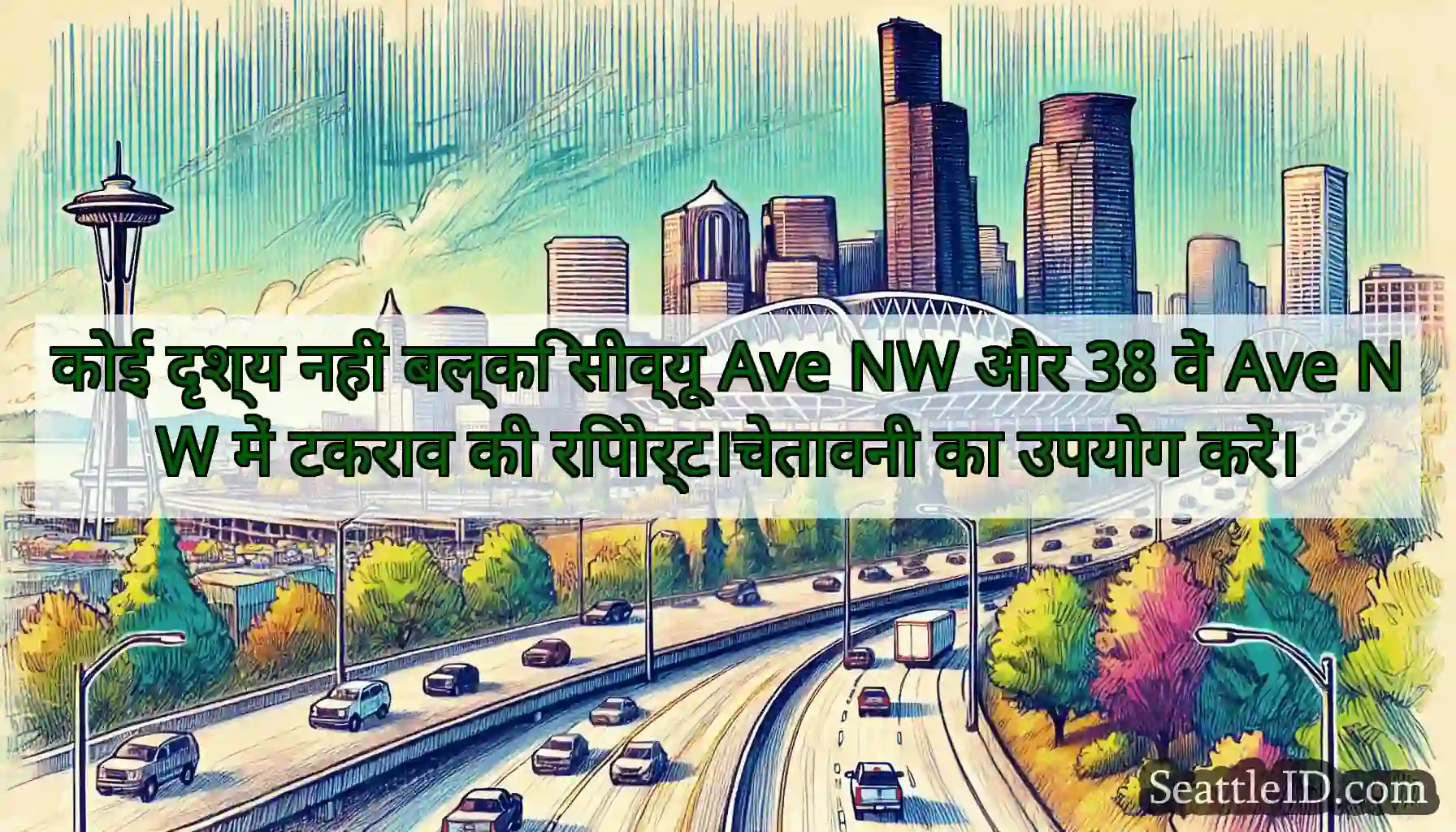 कोई दृश्य नहीं बल्कि सीव्यू Ave NW और 38 वें Ave