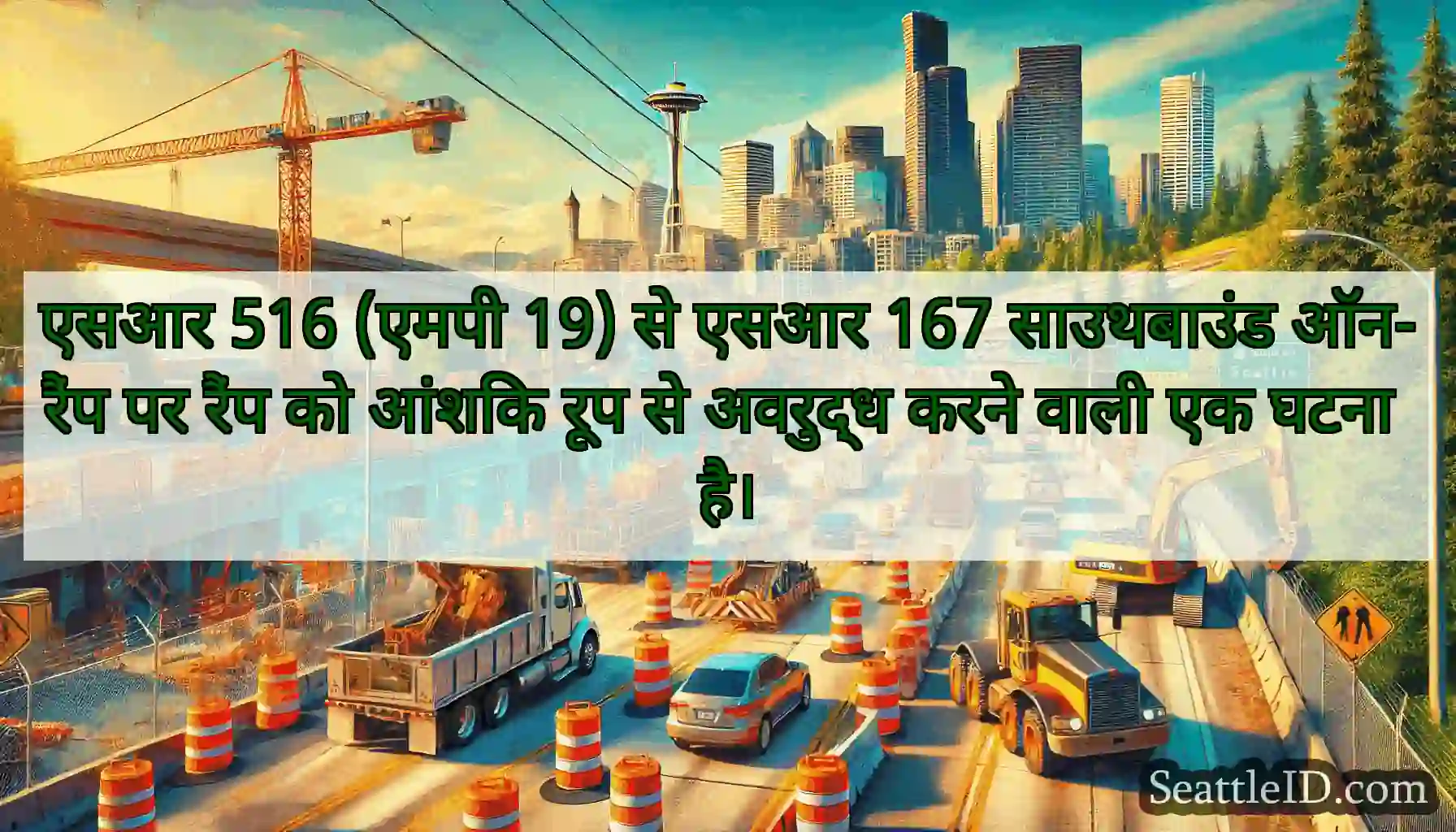 एसआर 516 (एमपी 19) से एसआर 167 साउथबाउंड ऑन-रैंप