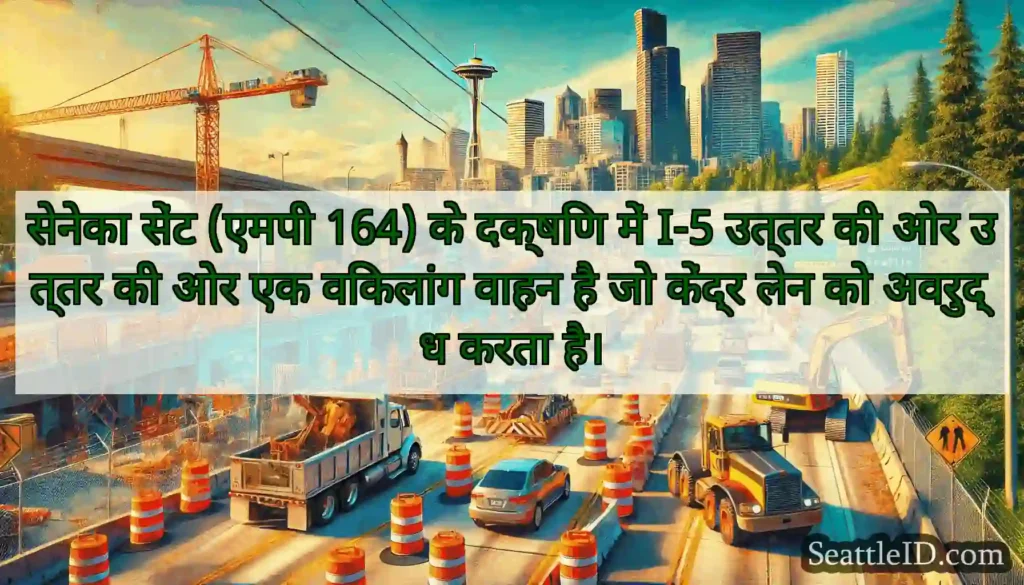 सेनेका सेंट (एमपी 164) के दक्षिण में I-5 उत्तर की