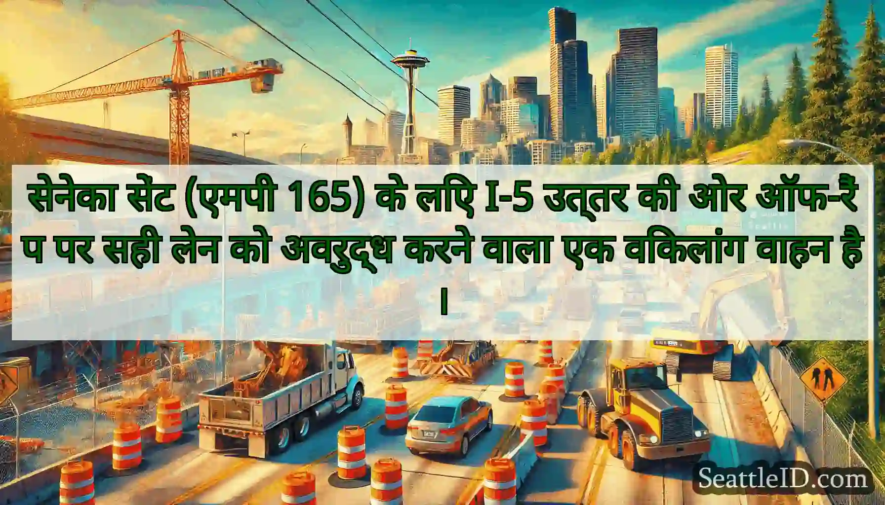 सेनेका सेंट (एमपी 165) के लिए I-5 उत्तर की ओर