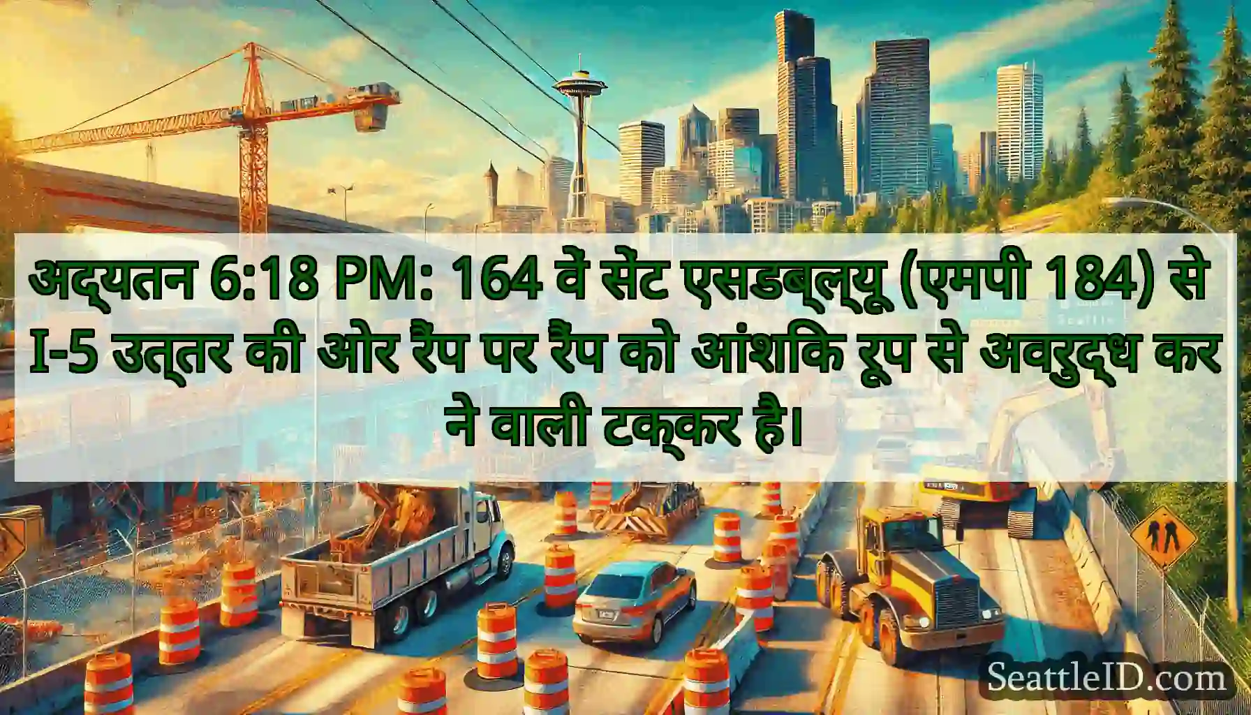 अद्यतन 6:18 PM: 164 वें सेंट एसडब्ल्यू (एमपी 184)
