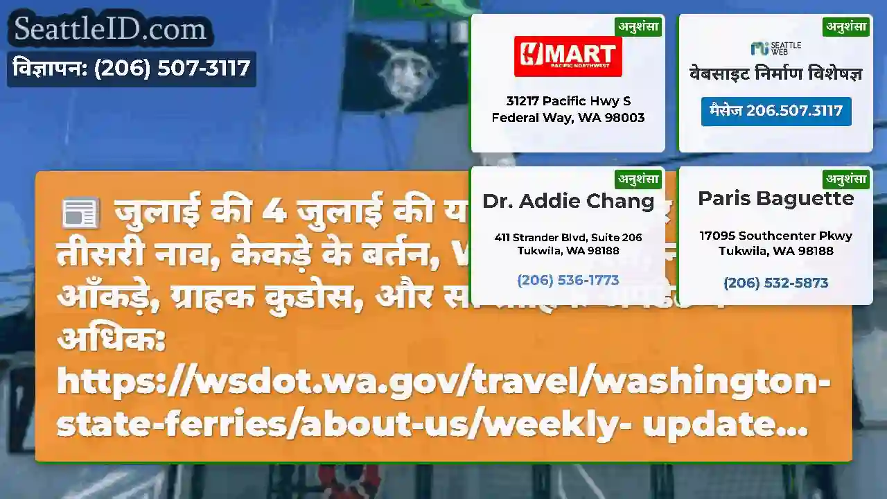जुलाई की 4 जुलाई की यात्रा, त्रिभुज पर एक तीसरी