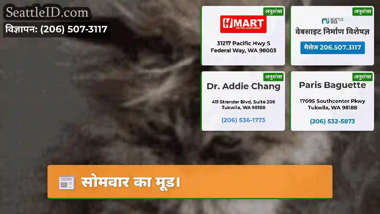 सोमवार का मूड।