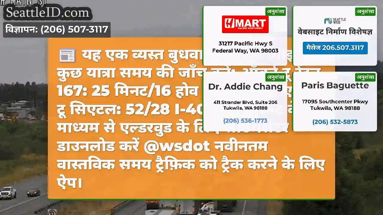 यह एक व्यस्त बुधवार सुबह है!