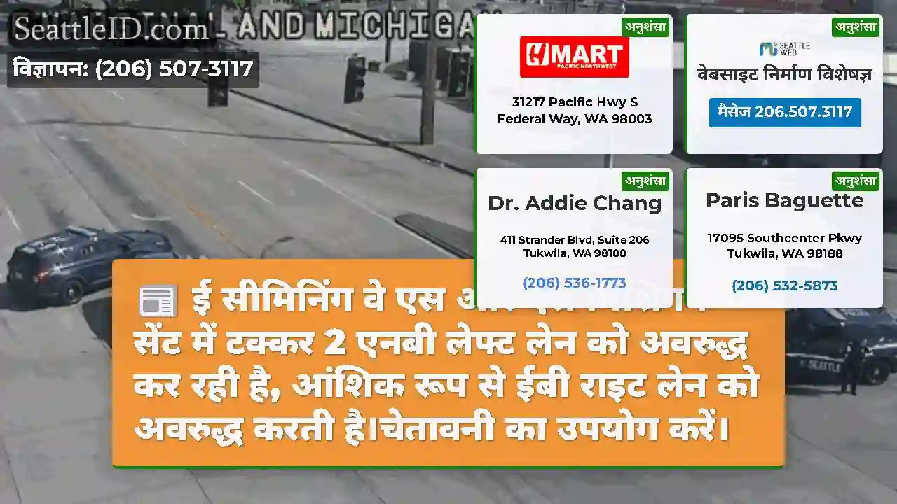 ई सीमिनिंग वे एस और एस मिशिगन सेंट में टक्कर 2