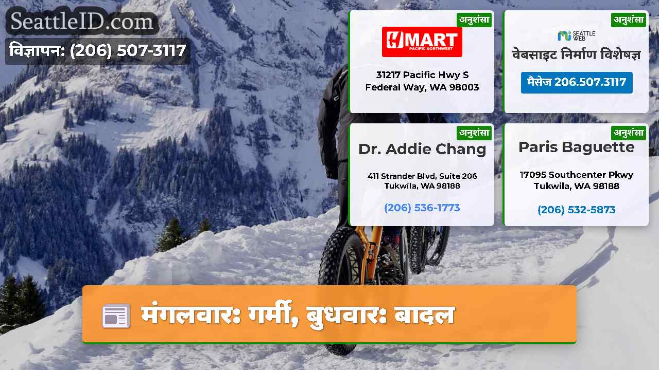 मंगलवार: गर्मी, बुधवार: बादल