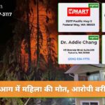 आग में महिला की मौत आरोपी बरी