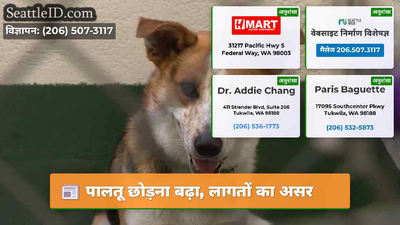पालतू छोड़ना बढ़ा, लागतों का असर