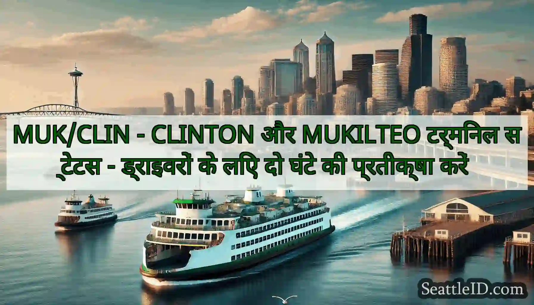 MUK/CLIN - CLINTON और MUKILTEO टर्मिनल स्टेटस -