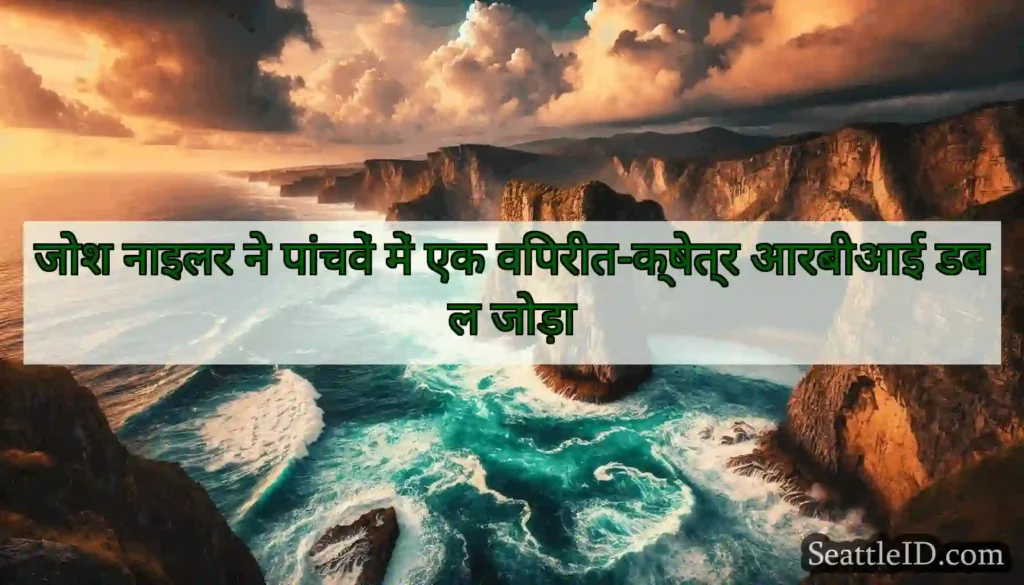 जोश नाइलर ने पांचवें में एक विपरीत-क्षेत्र आरबीआई