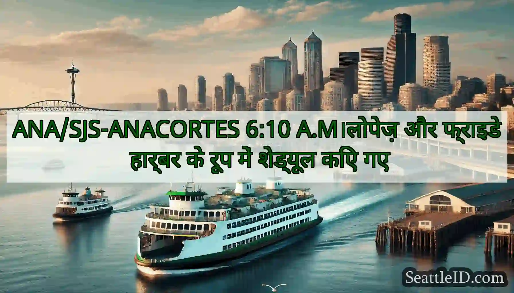 ANA/SJS-ANACORTES 6:10 A.M।लोपेज़ और फ्राइडे
