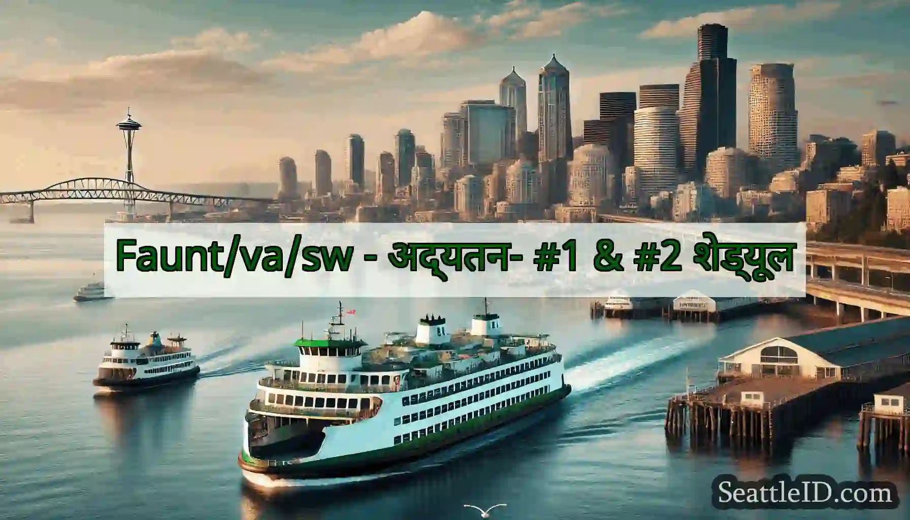 Faunt/va/sw - अद्यतन- #1 & #2 शेड्यूल