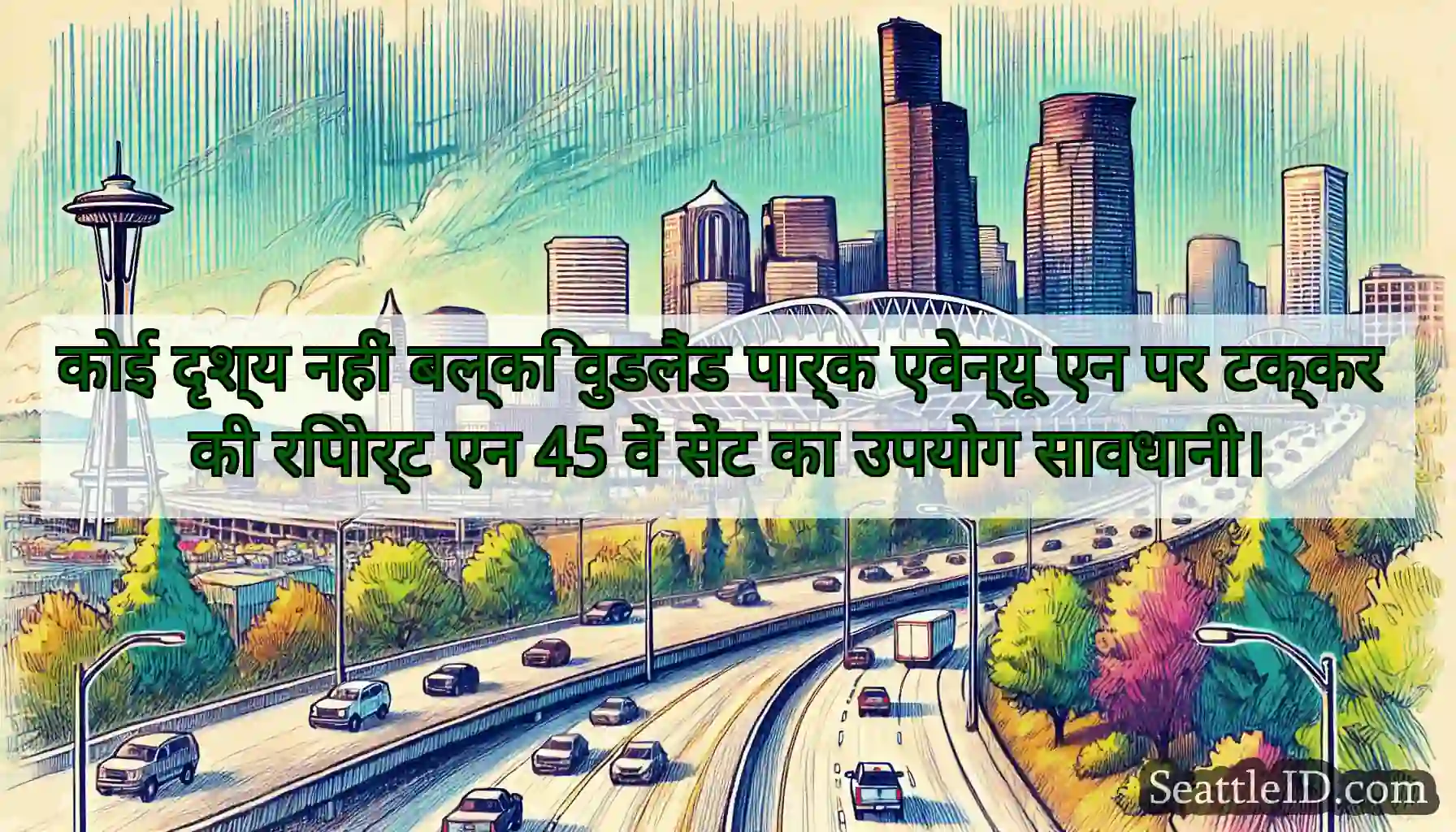 कोई दृश्य नहीं बल्कि वुडलैंड पार्क एवेन्यू एन पर
