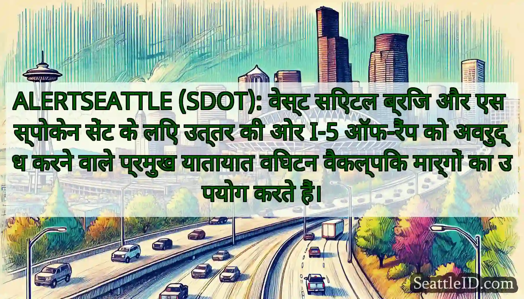 ALERTSEATTLE (SDOT): वेस्ट सिएटल ब्रिज और एस