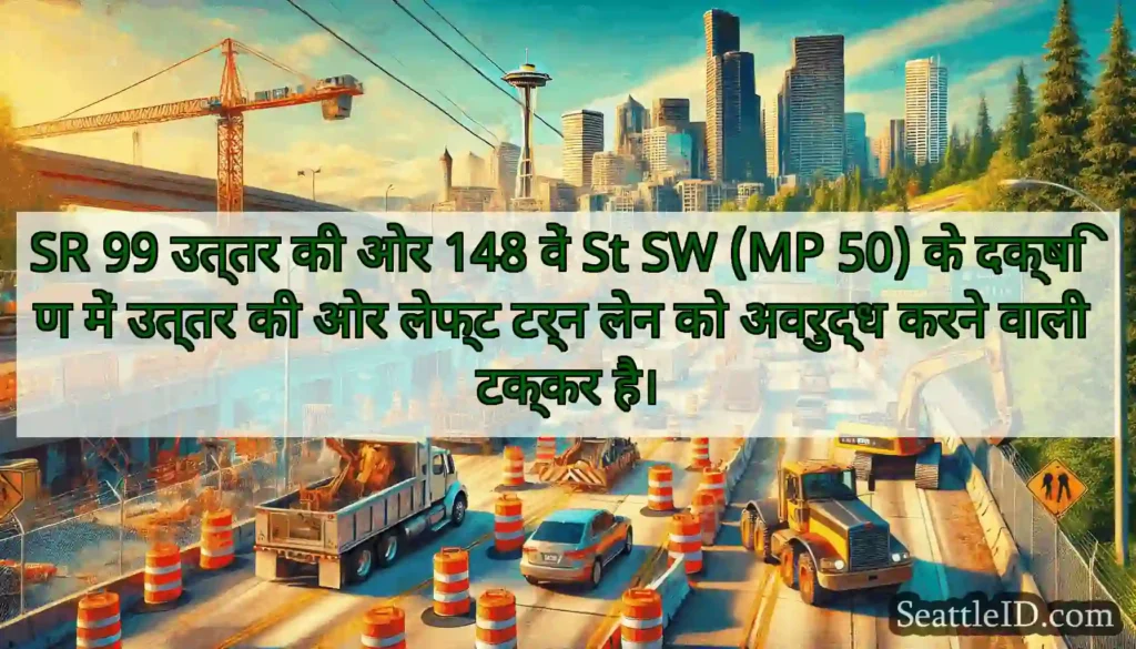 SR 99 उत्तर की ओर 148 वें St SW (MP 50) के दक्षिण