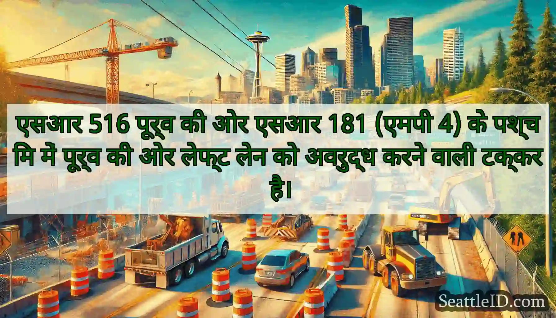 एसआर 516 पूर्व की ओर एसआर 181 (एमपी 4) के पश्चिम