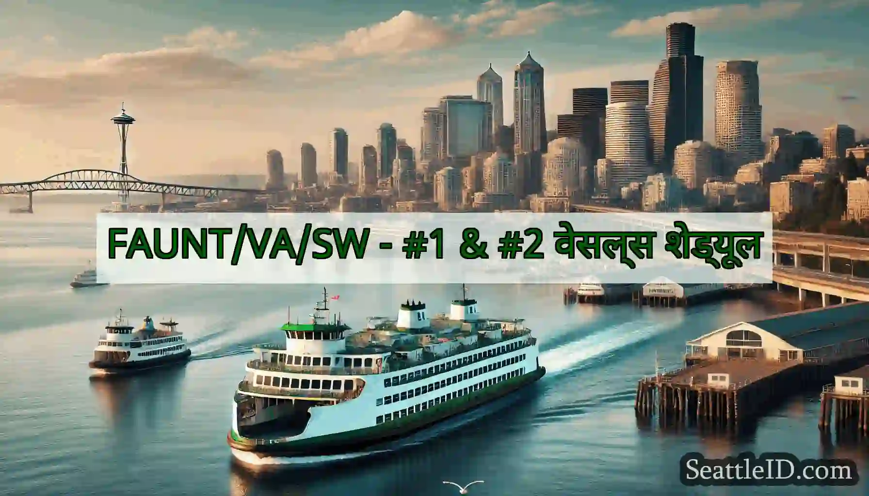 FAUNT/VA/SW - #1 & #2 वेसल्स शेड्यूल