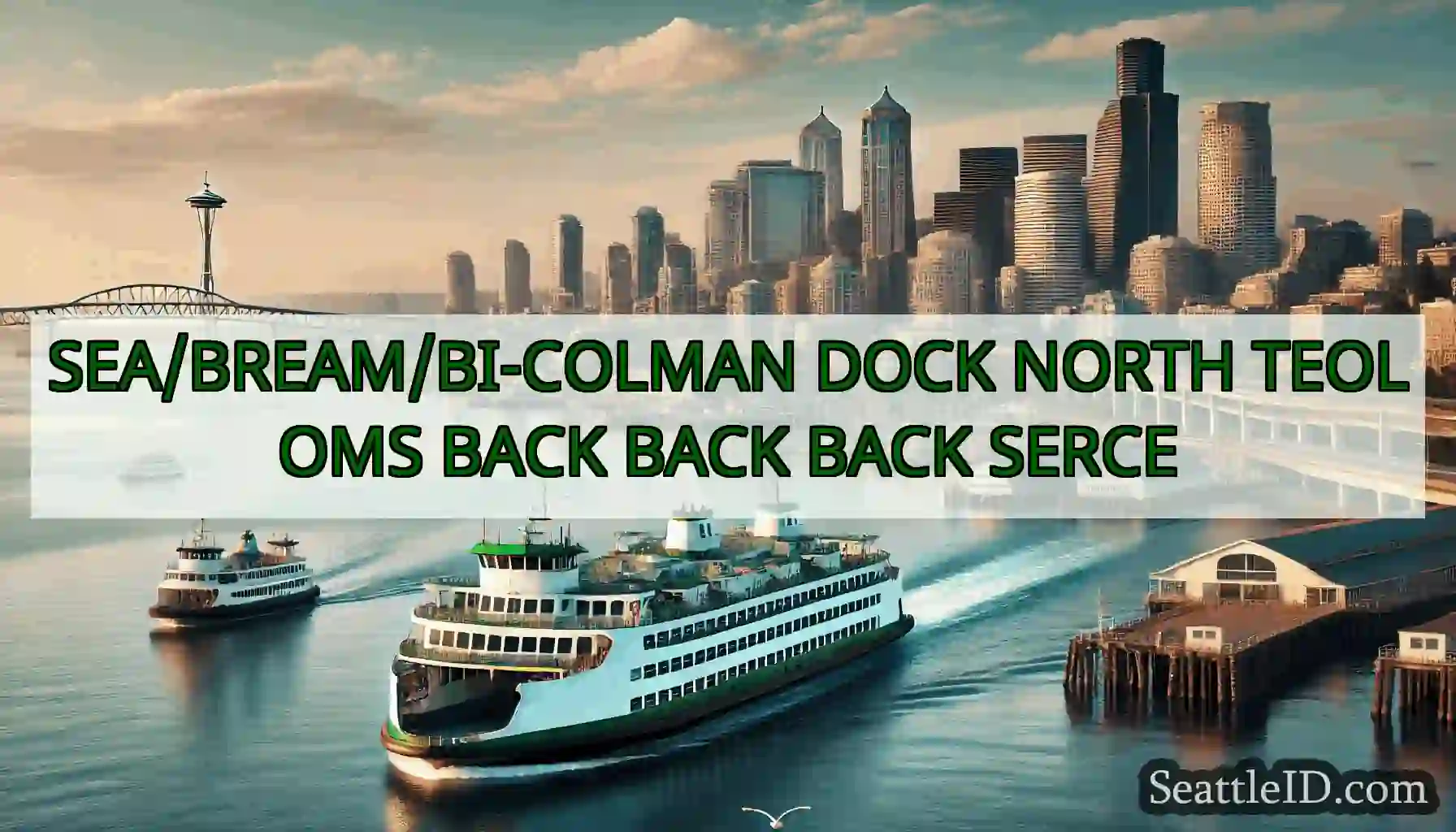 SEA/BREAM/BI-COLMAN DOCK NORTH TEOLOMS BACK BACK