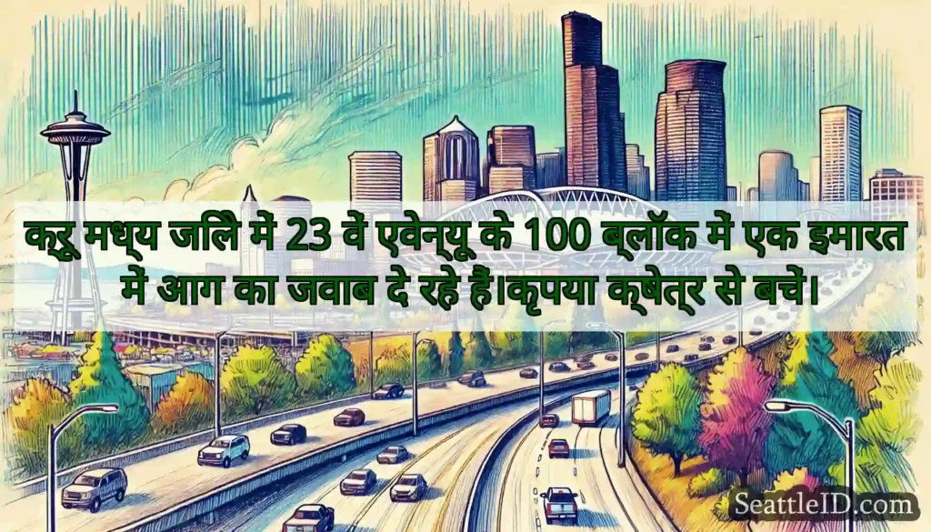 क्रू मध्य जिले में 23 वें एवेन्यू के 100 ब्लॉक