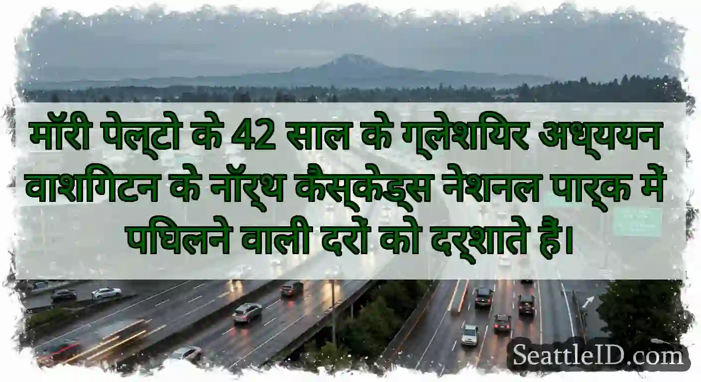 मॉरी पेल्टो के 42 साल के ग्लेशियर अध्ययन वाशिंगटन
