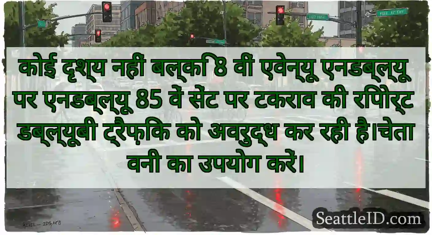 कोई दृश्य नहीं बल्कि 8 वीं एवेन्यू एनडब्ल्यू पर