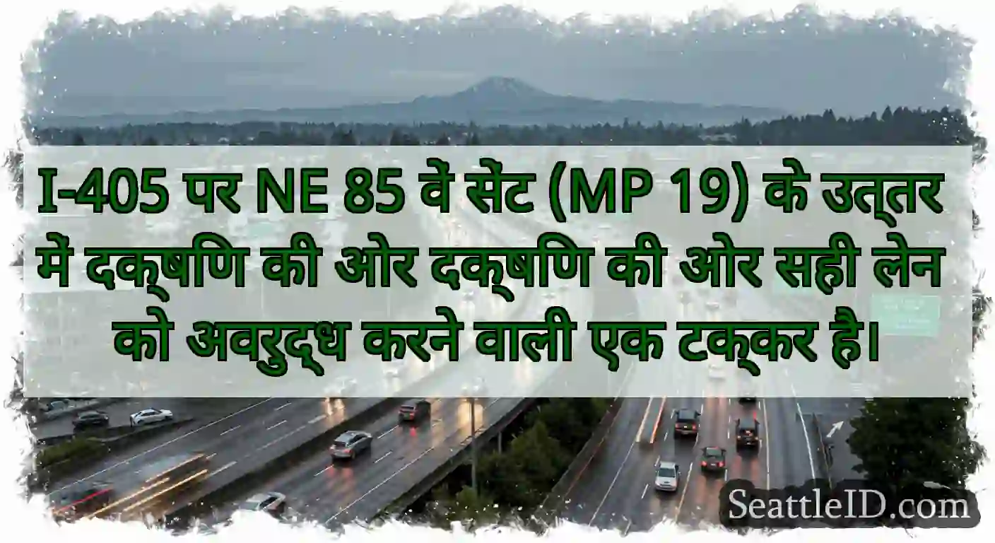 I-405 पर NE 85 वें सेंट (MP 19) के उत्तर में