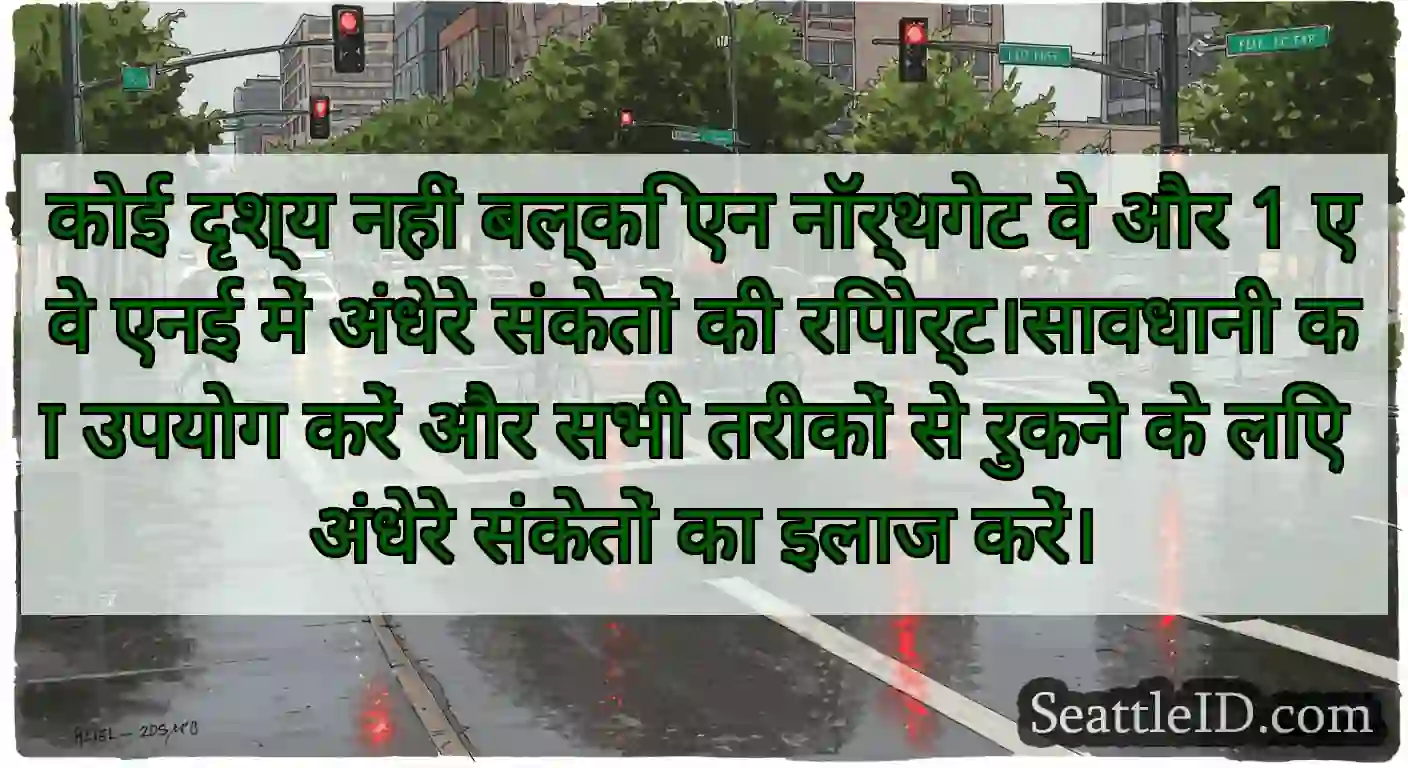 कोई दृश्य नहीं बल्कि एन नॉर्थगेट वे और 1 एवे एनई